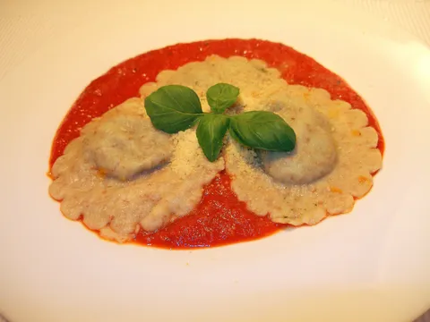 Integralni ravioli sa spinatom i ricotom