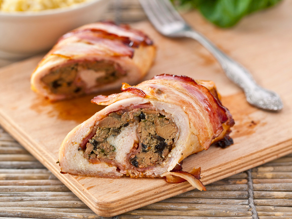 Kuracie závitky s prekvapením