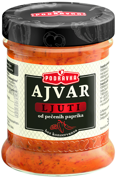 Ajvar od pečenih paprika - ljuti