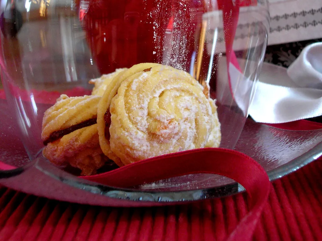 Lemon spritz cookies