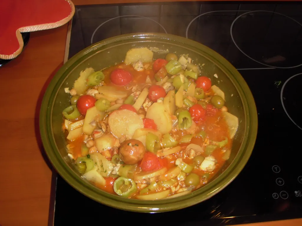 Tagine sa bakalarom i povrćem