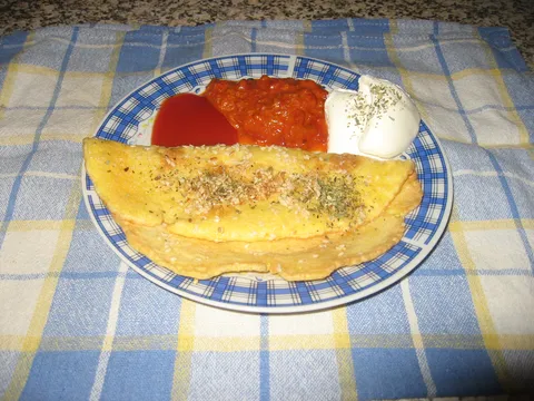 moj dorucak,,,,,hmmm,,,mislim omlet kakv god vi volite
