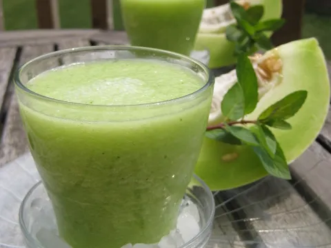 Melon &#38; mint cooler