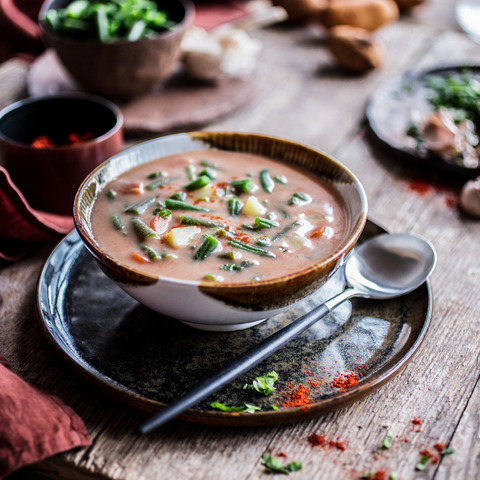 Polévka z fazolových lusků