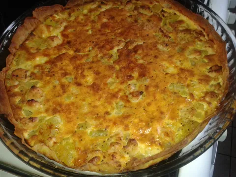 quiche od tikvica i piletine