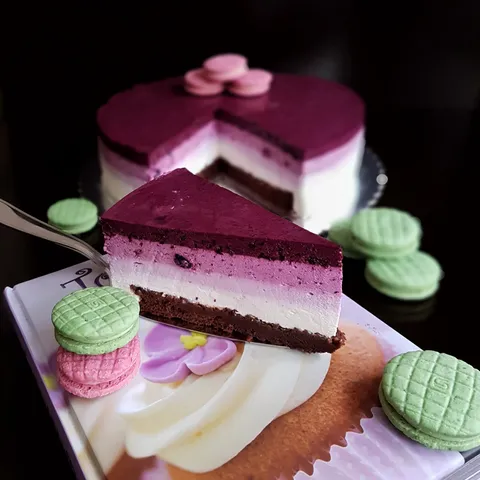 Ombre cheesecake