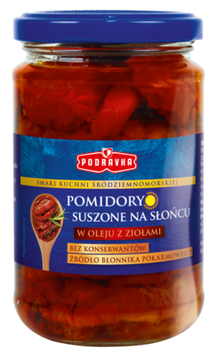 Pomidory suszone w oleju z ziołami Podravka