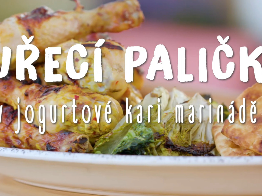 Kuřecí paličky v jogurtové kari marinádě