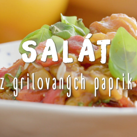 Salát z grilovaných paprik