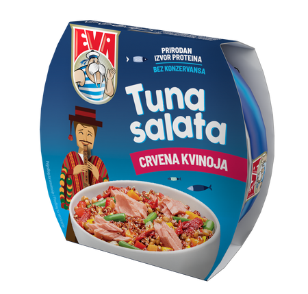 Tuna solata rdeča kvinoja