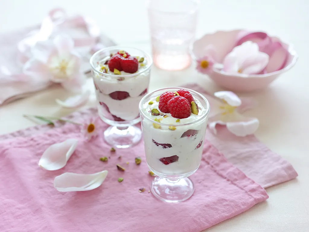 Panna cotta desert