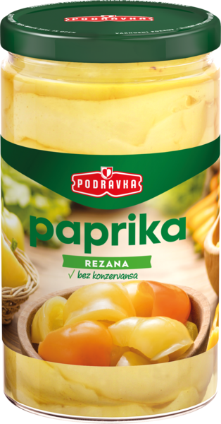 Paprika rezana