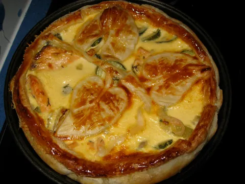 Zapeceni zucchini sa lososom