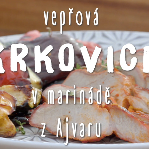 Vepřová krkovice v marinádě z Ajvaru