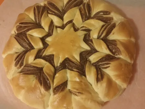 Nutella star bread by TinaValentina