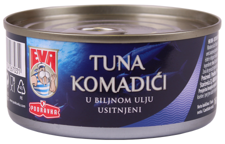 Tuna komadići u biljnom ulju - usitnjeni