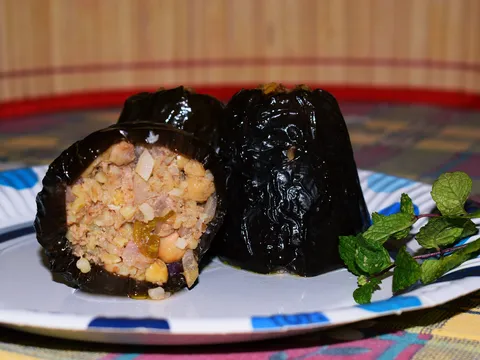 Punjeni sušeni patlidžani