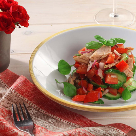 Lehký tuňákový salát