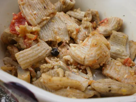 Heljdina pasta sa patlidžanom