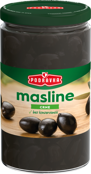 Crne odgorčene masline