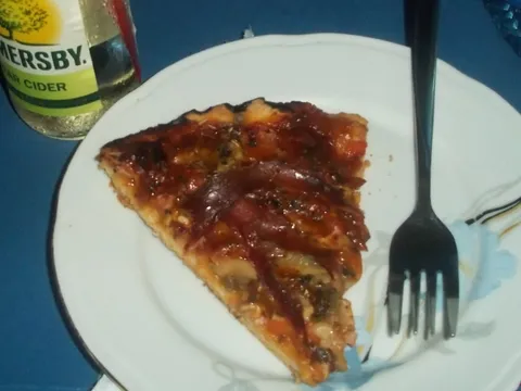 Pizza prosciutto e funghi