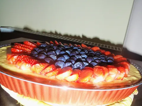 Torta od sira i bijele čokolade sa svježim borovnicama by kikiriki + jagode