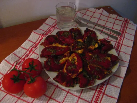 Zapečene punjene paprike