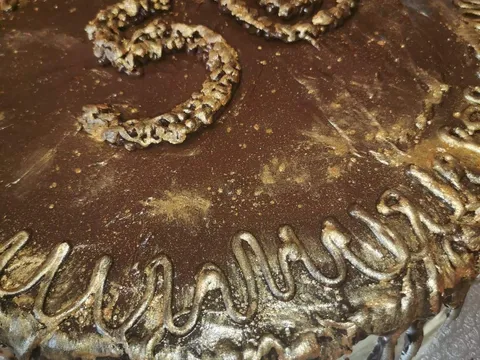Orange mousse torta