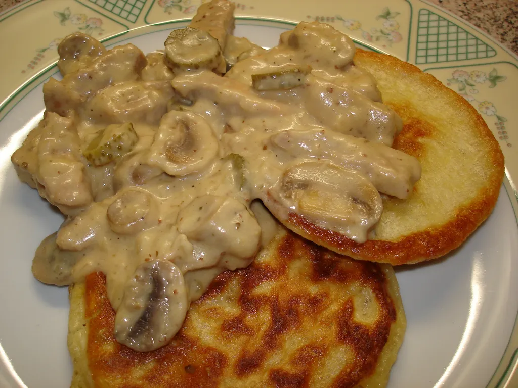 Šnicle u umaku od vrhnja
