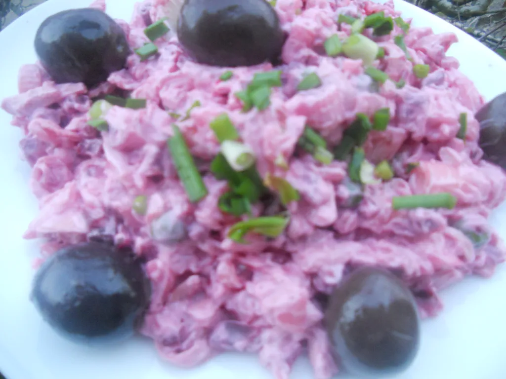 Salata od makarone i cveklom