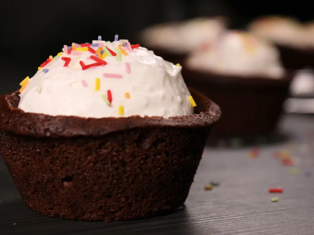 Muffin košarice s kremom