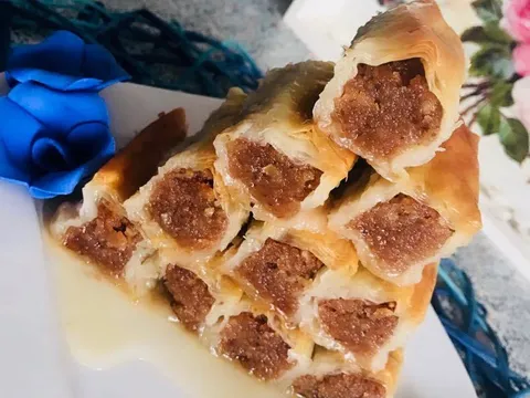 Rolovana baklava s plazmom