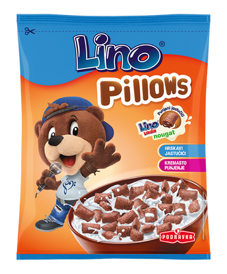 Lino Pillows - Pernițe umplute cu Lino Lada cremă tartinabilă de cacao
