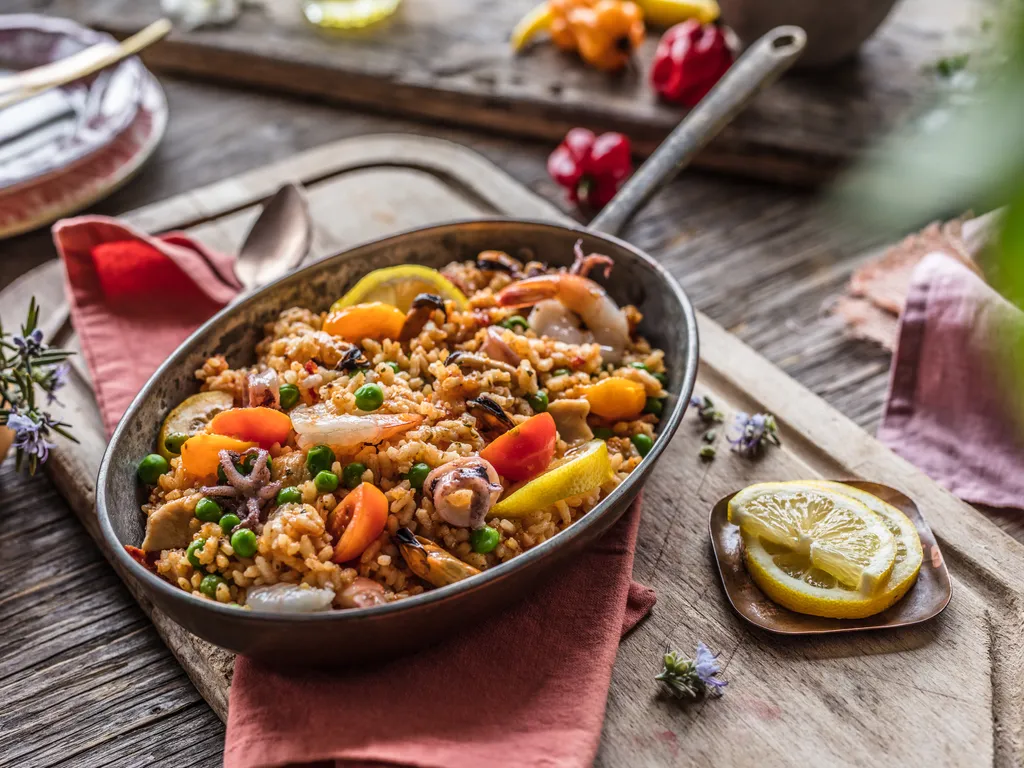 Paella s piletinom 