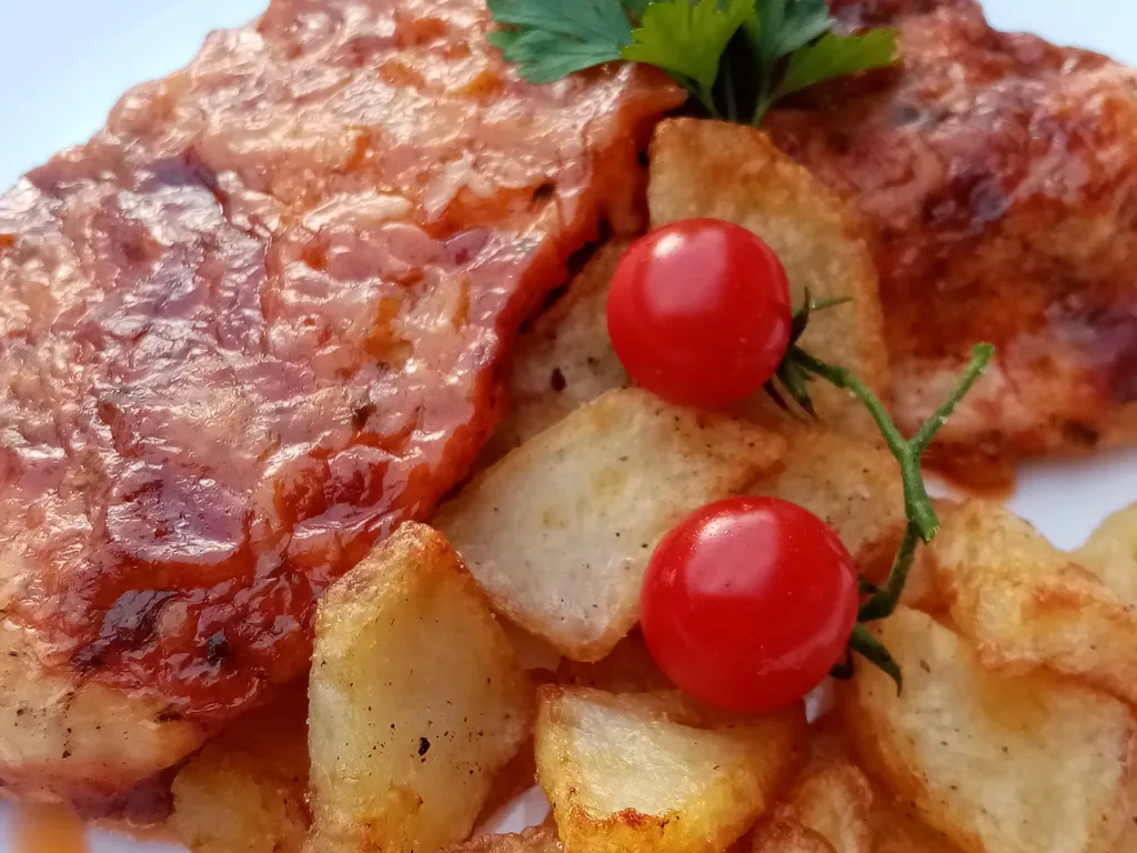Zapečeno bijelo meso sa sirom