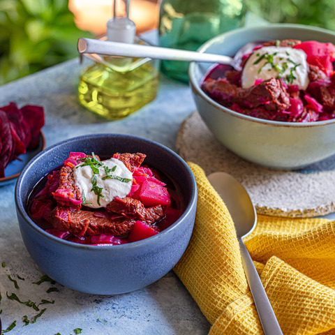 Heimisches Borschtsch mit Vegeta