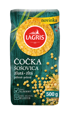 Čočka žlutá půlená