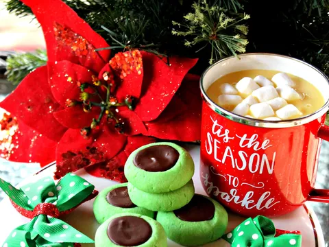 Chocolate-Mint cookies...