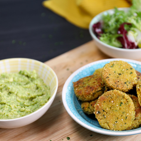 Cizrnové placičky s kurkumou