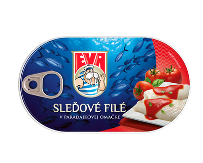 EVA Sleďové filé v paradajkovej omáčke