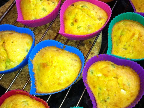 Srcasti sareni muffinsi