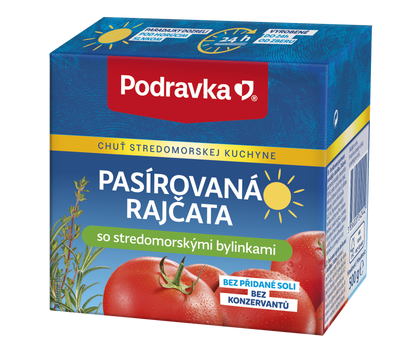 Pasírovaná rajčata se středomořskými bylinkami