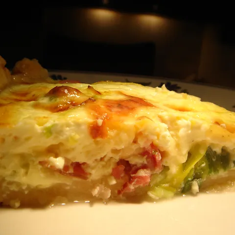 Quiche od poriluka i špeka