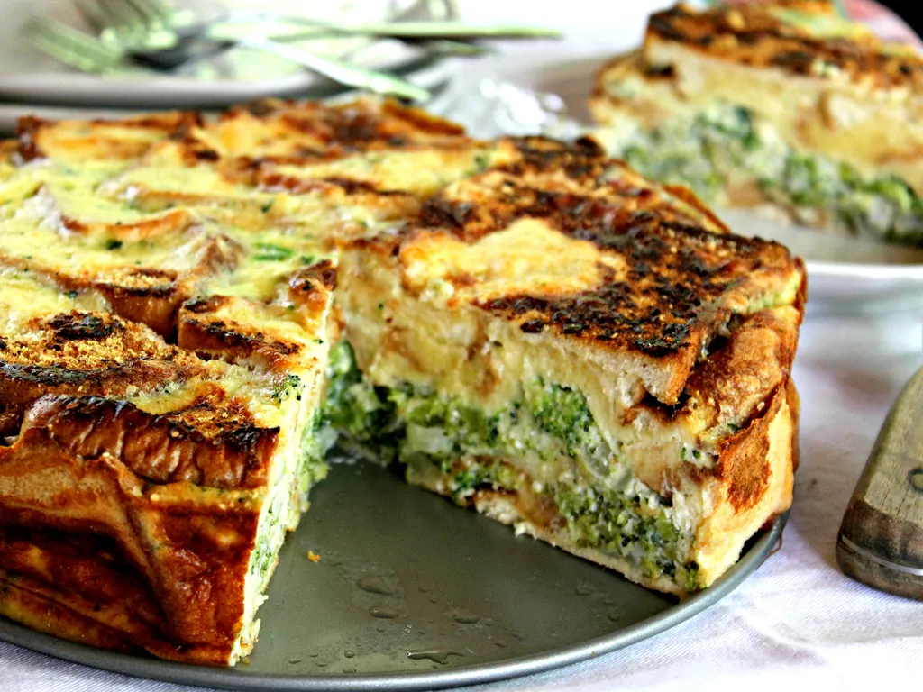 Toast kruh i brokuli torta...