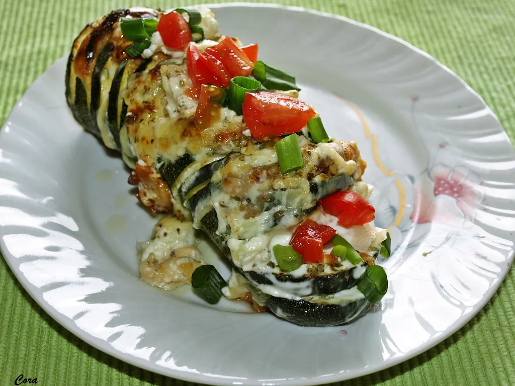 ღ Loaded hasselback tikvice