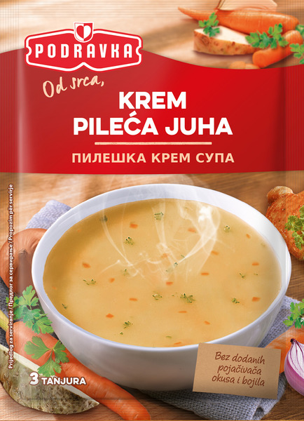 Krem pileća juha