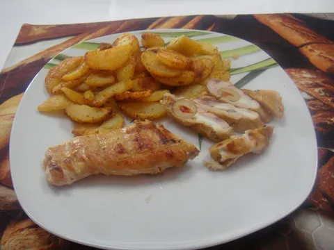Pureće roladice na grillu s mladim međimurskim krompirom