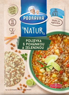 Podravka NATUR polievka s pohánkou a zeleninou