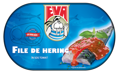 Eva File de hering în sos tomat