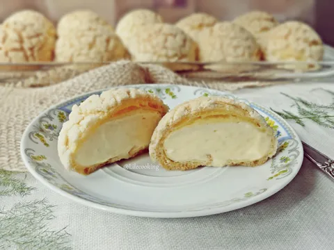 Hrskave princes krafne  (Choux au Craquelin)